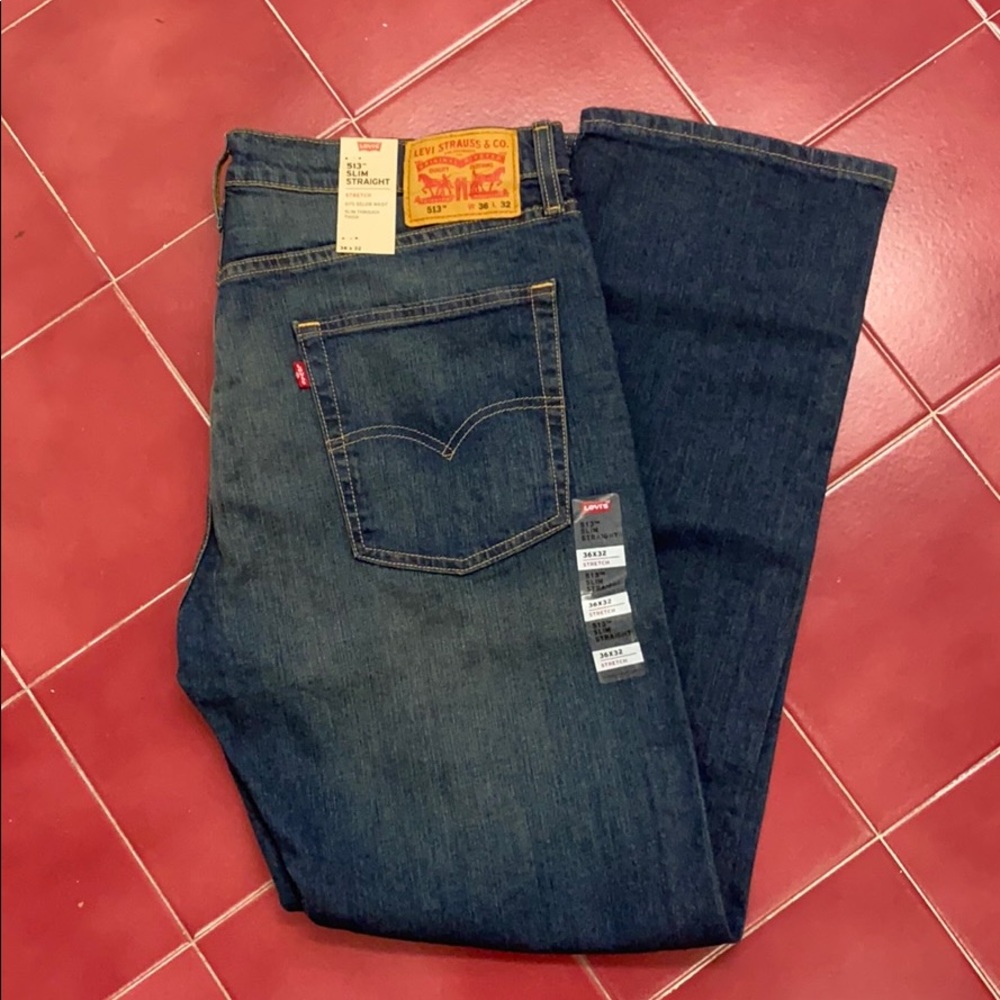 Levi’s 513 Slim Straight Stretch 36x32